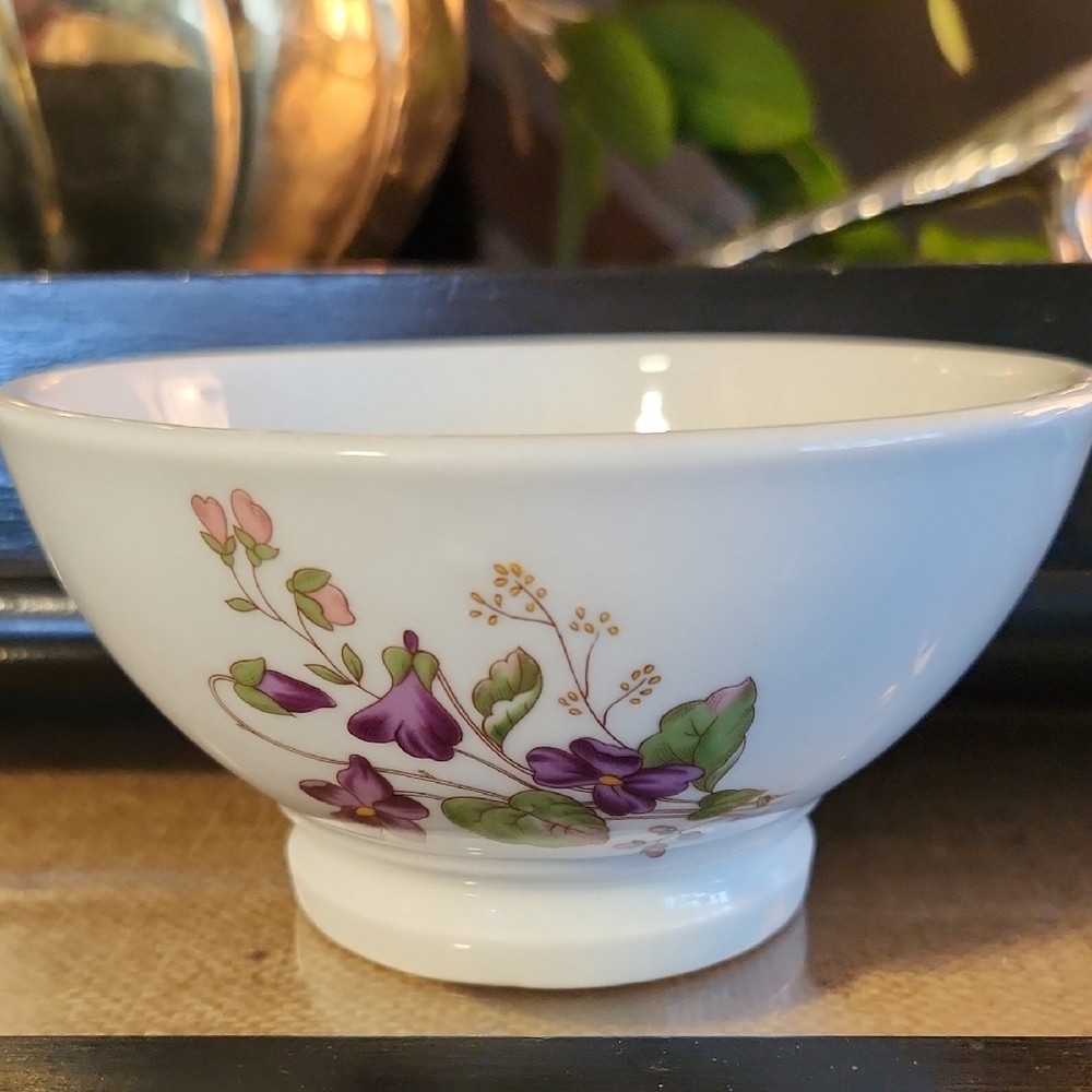 Vintage Pillivuyt France Café Au Lait Coffee Cup / Footed Bowl Porcelain